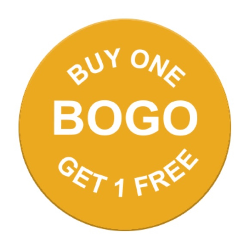 PERMANENT  Sale! B1G1 Buy 1 Get 1 Free